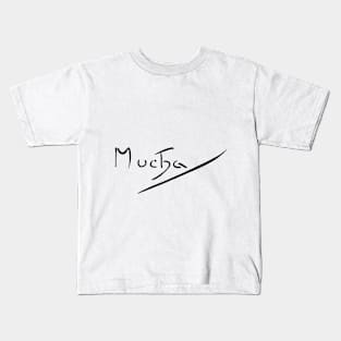 Signature of Alfons Mucha Kids T-Shirt